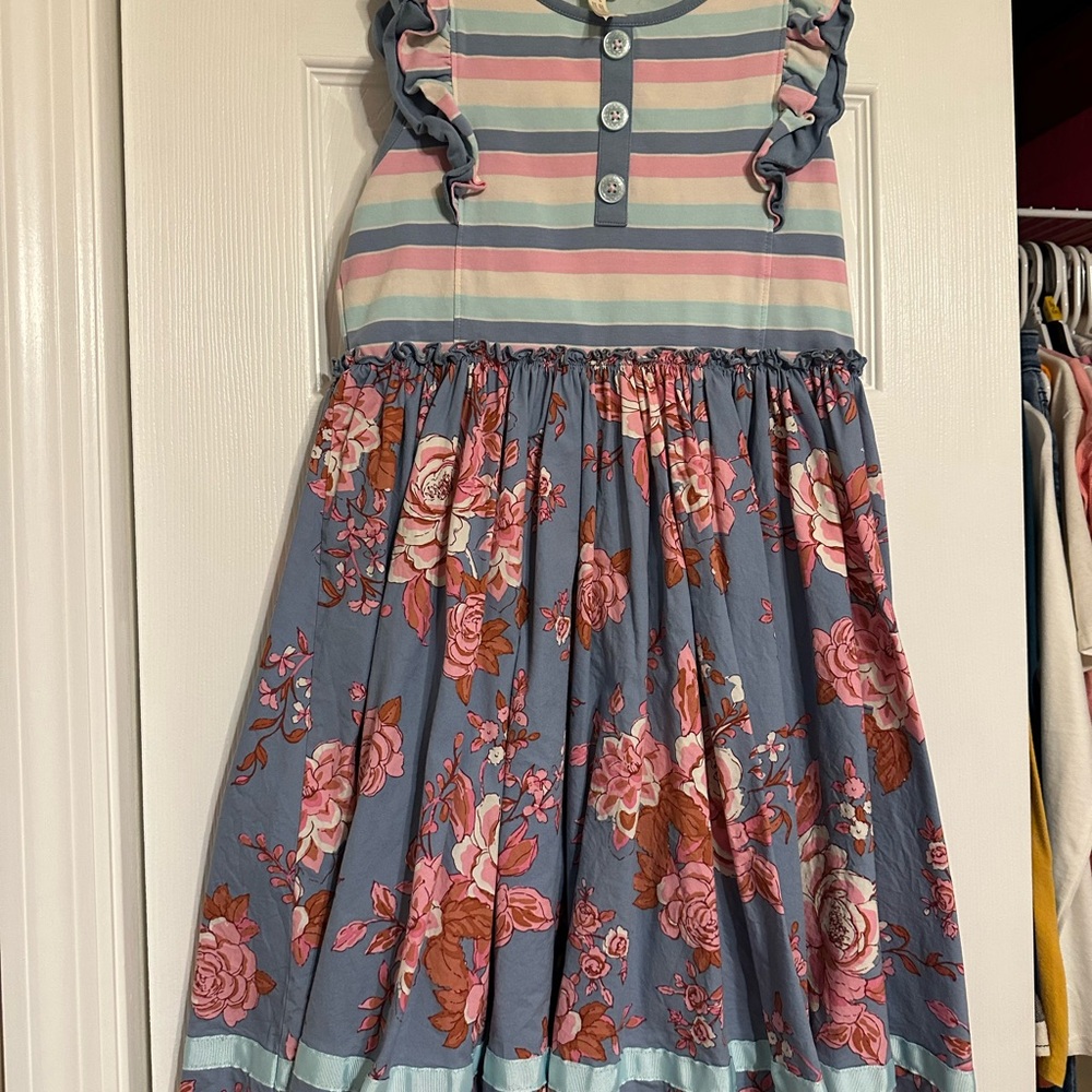 Matilda Jane Blue and Pink Floral Dress